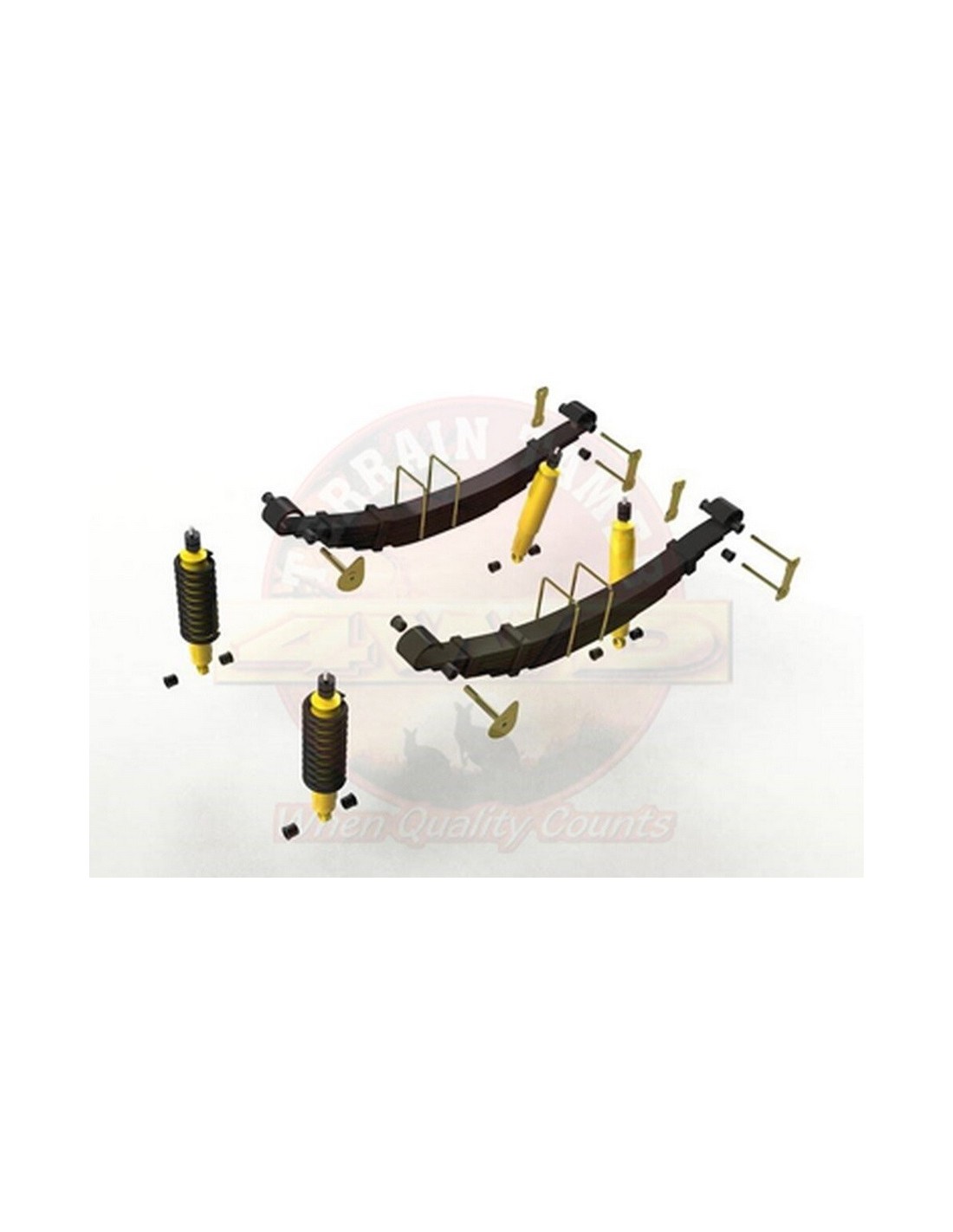 Kit di sospensioni Tamer Land + 40mm Ford Ranger 2012-2022