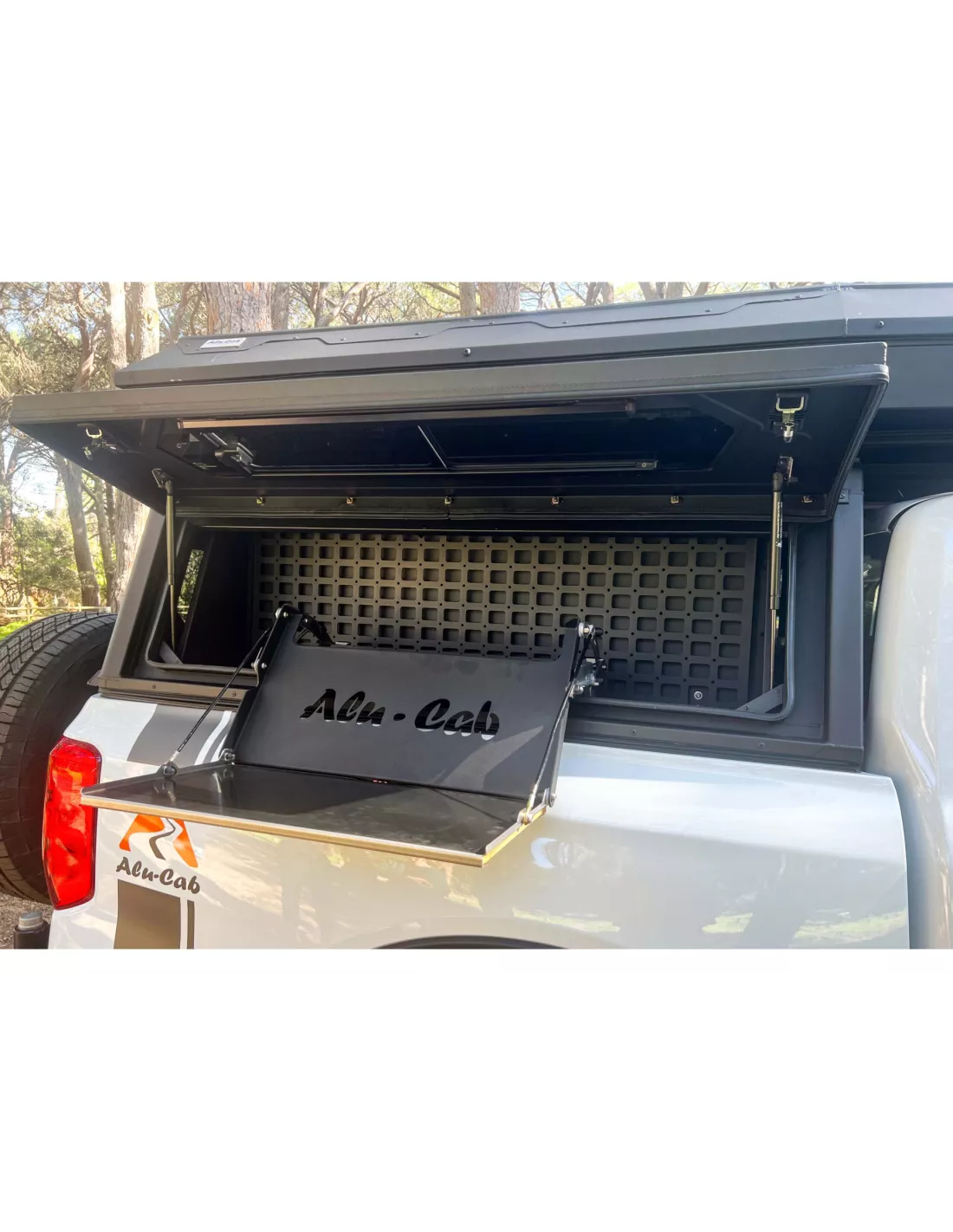 Klapptablette für Hardtop-Alu-Cab-seitliches Seitenteil ALU CAB -
