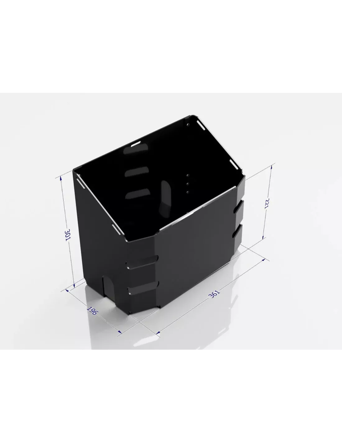 Jerry Can 22l Black Ontap-Unterstützung ONTAP - 4x4 Zubehör