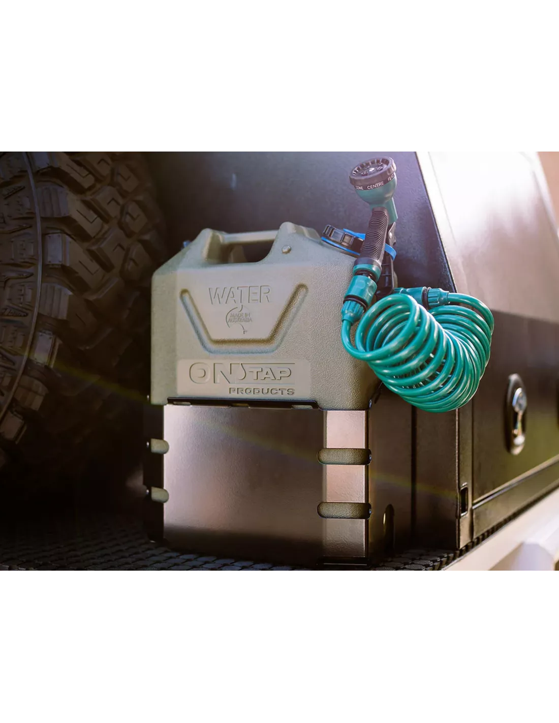 Support de Jerry Can 22L Ontap noir ONTAP - accessoire 4x4
