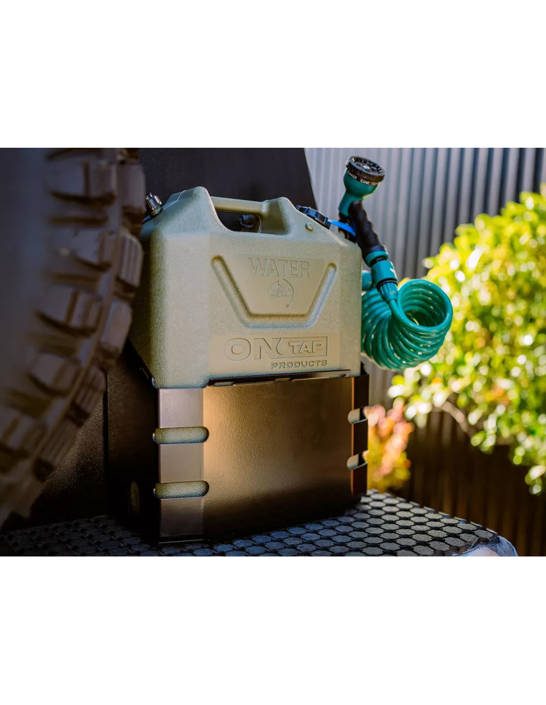 Support de Jerry Can 22L Ontap noir ONTAP - accessoire 4x4