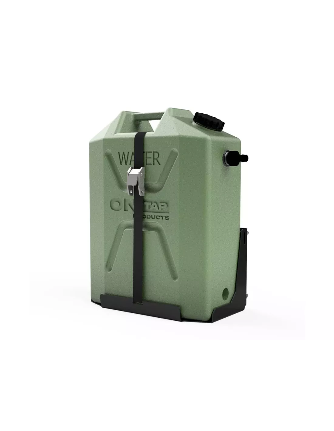 Support de Jerry Can 22L Multi-fit Ontap noir ONTAP - accessoire 4x4
