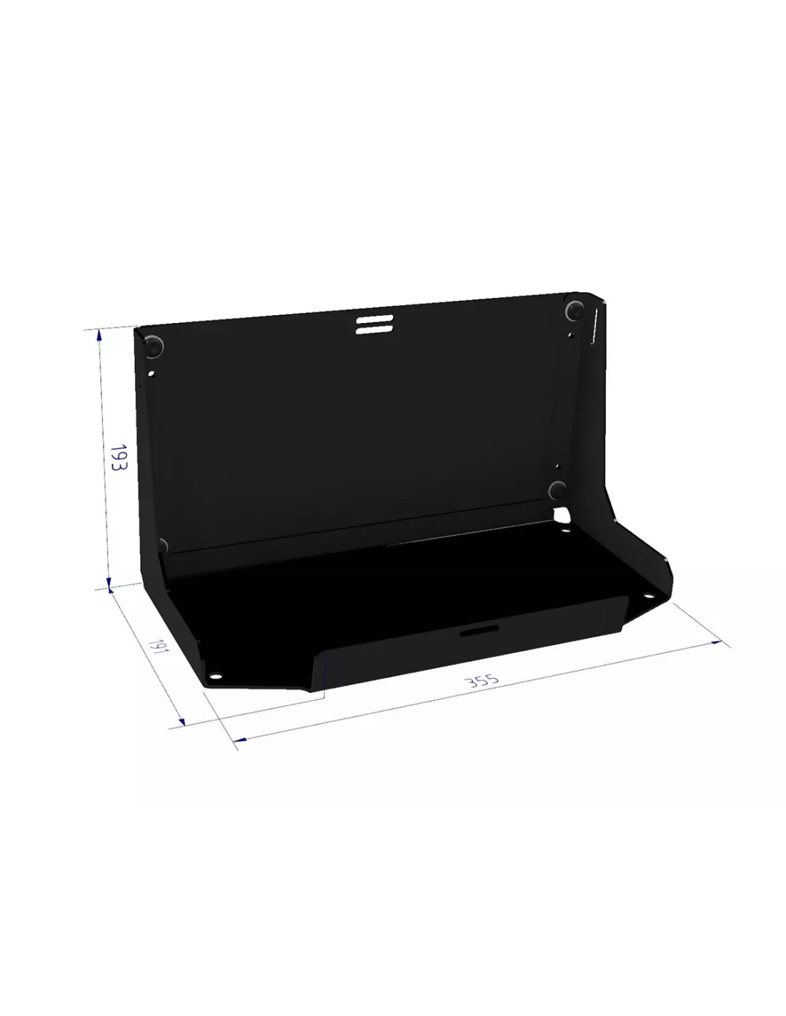 Support de Jerry Can 22L Multi-fit Ontap noir ONTAP - accessoire 4x4