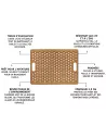 Ontap Beige Outdoor-Duschmatte ONTAP - 4x4 Zubehör