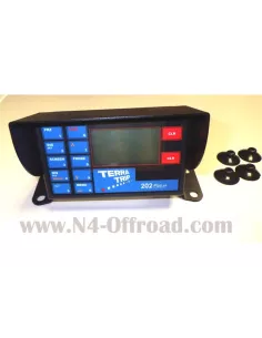 Support Terratrip V4 & V5 alumium noir avec ventouses N4-Offroad