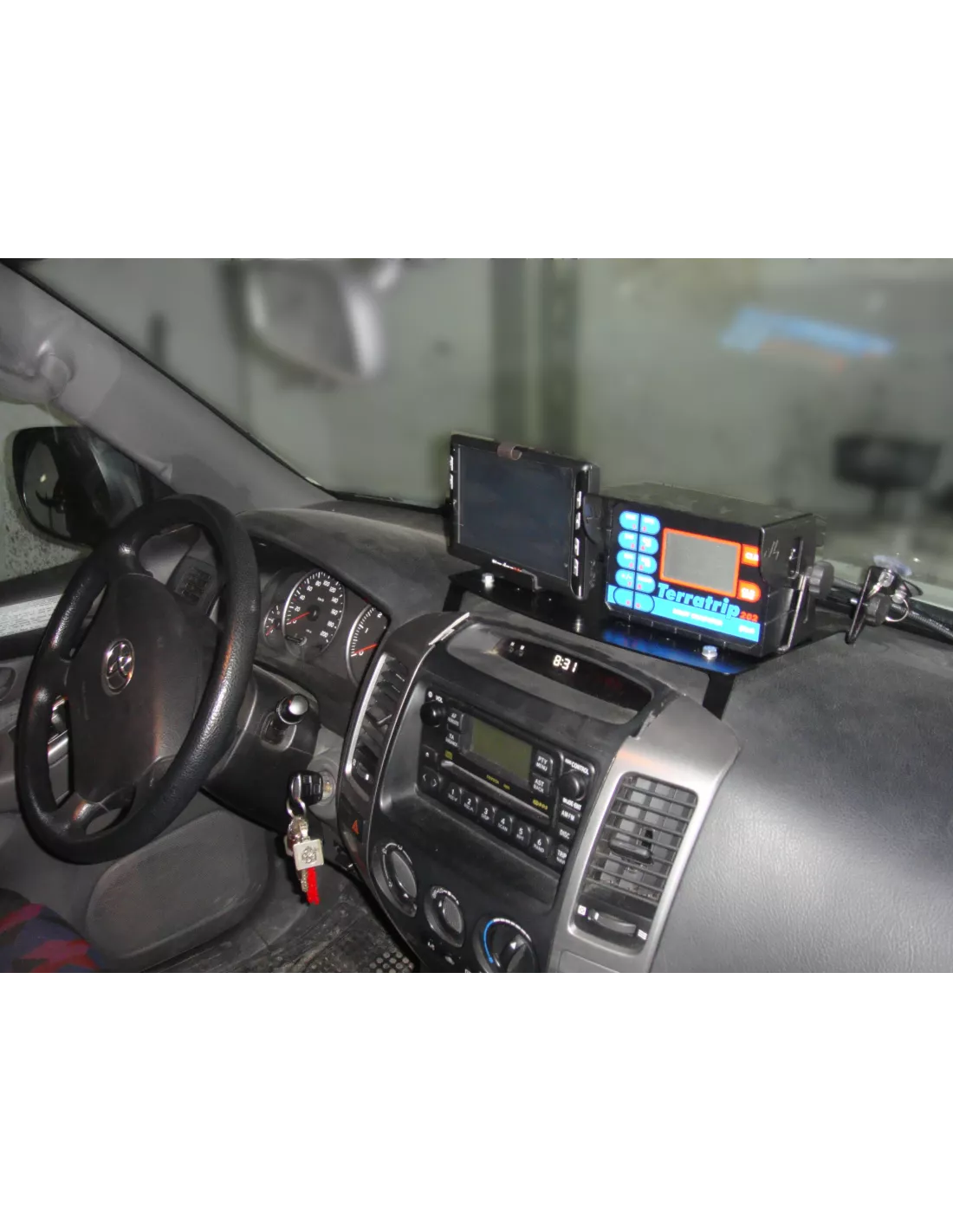 Platine supports d'instruments de navigation Toyota KDJ120 KDJ125