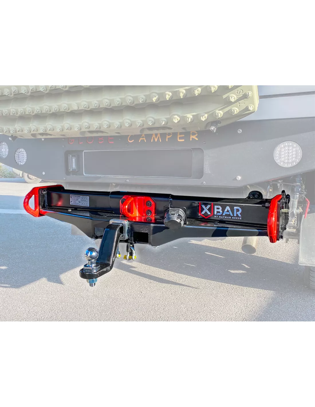 Attelage spécifique avec carré 50mm intégré Toyota Hilux Revo Hayman