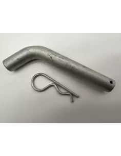 Axe et Goupille de fixation pour carré 2 d'attelage type US
