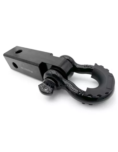 Barre attelage remorquage 50mm acier avec manille de traction 4.7T -