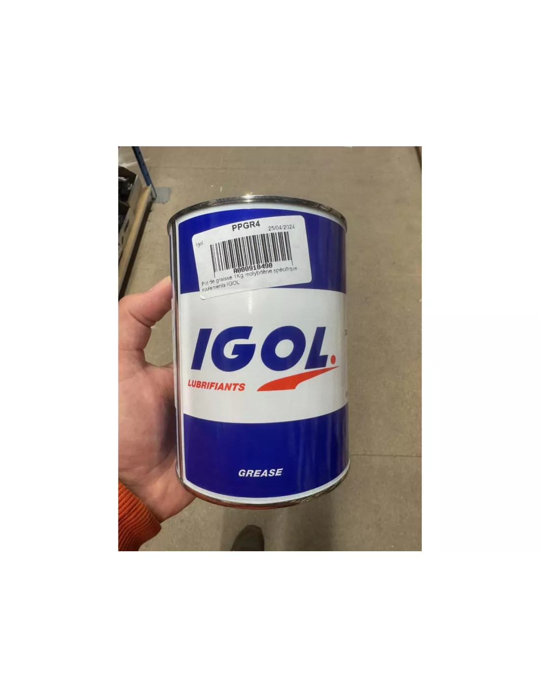 Pot de graisse 1Kg molybdène spécifique roulements IGOL IGOL -