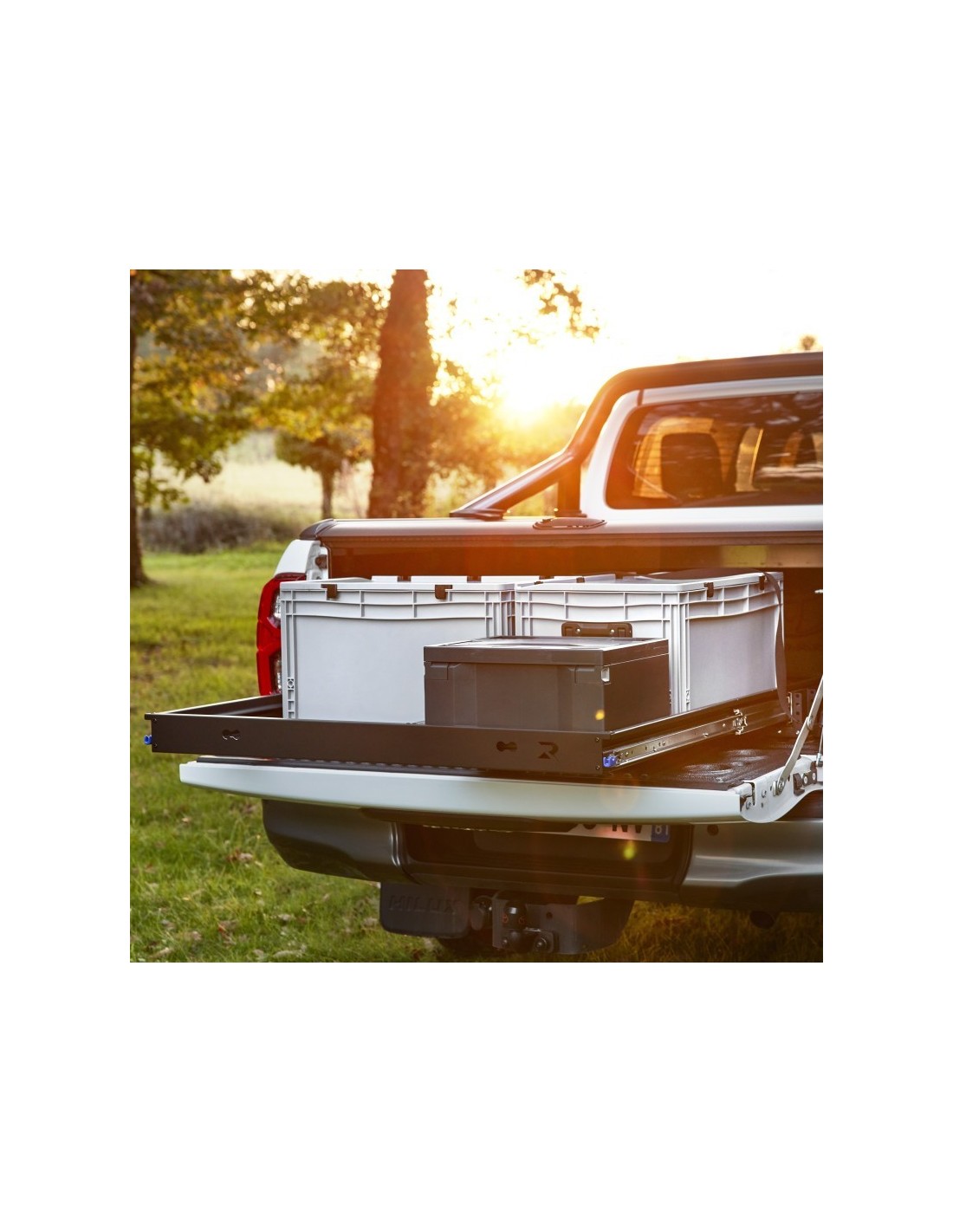 Storage drawer ROCKALU sliding Extra Cab / Double Cab
