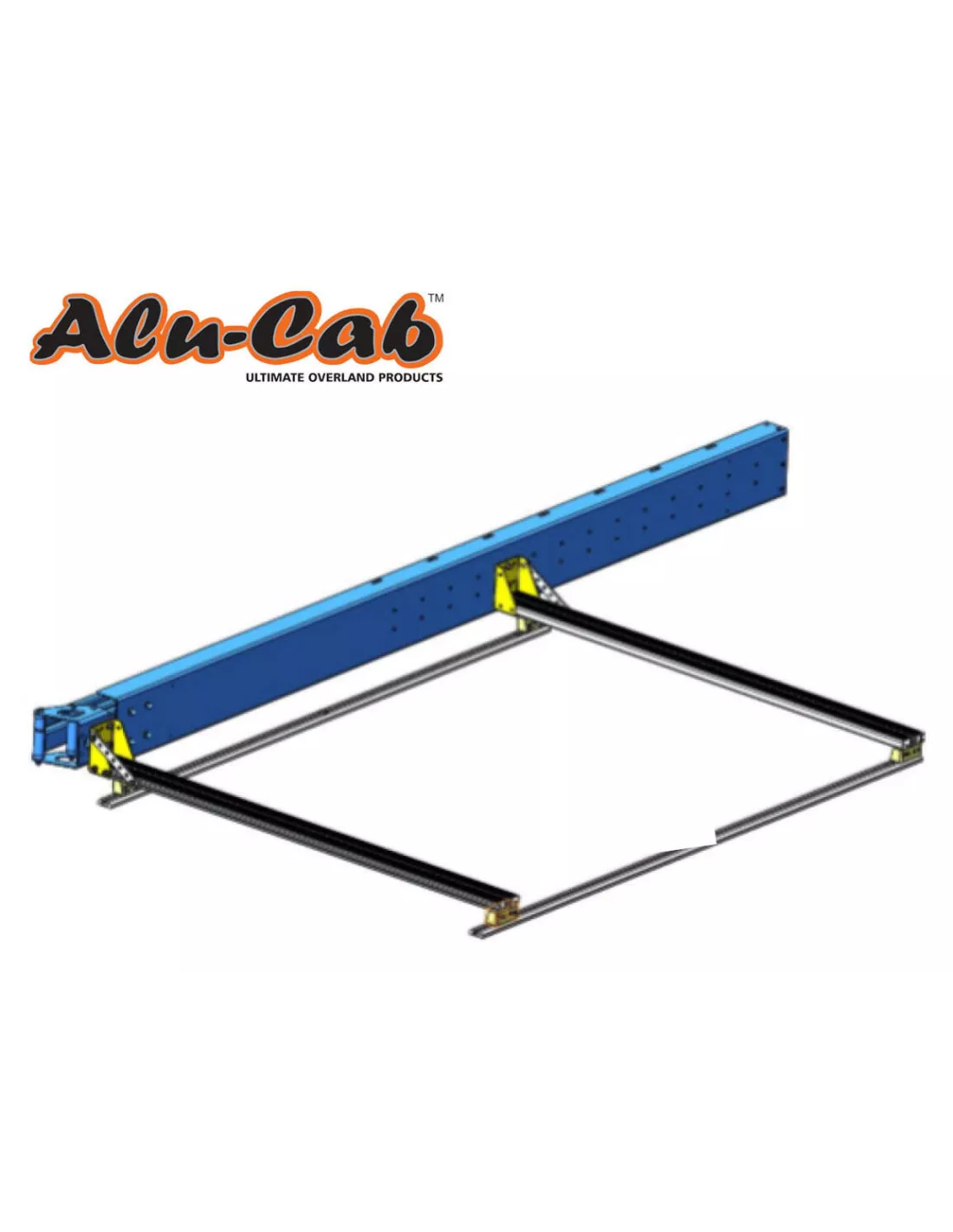 270 ° of 180 ° luifel houder voor cross-dakbars
