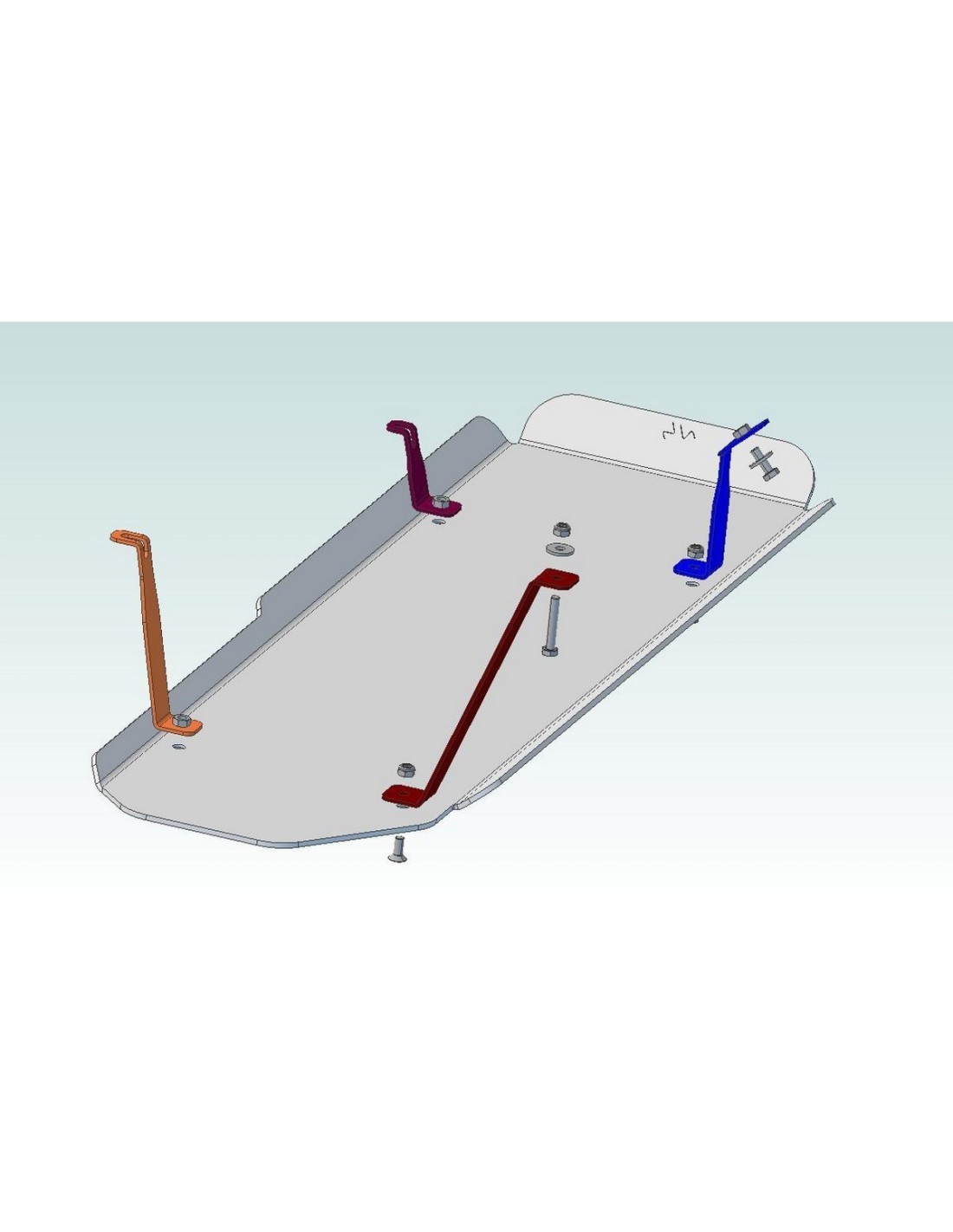 copy of Blindage RIVAL kit complet 4 pièces pour Isuzu D-Max 2012-2020