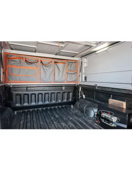 Sac en toile coté cabine hardtop camper Toyota HZJ79 Alu-Cab ALU CAB