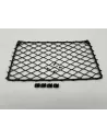 Filet de rangement avec cadre acier noir 370x200mm - avec cavaliers