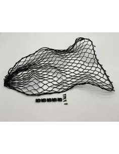 Filet de rangement élastique noir 500x400mm avec cavaliers de
