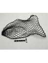Filet de rangement élastique noir 500x400mm avec cavaliers de
