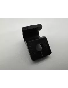 Filet de rangement élastique noir 500x400mm avec cavaliers de 2
