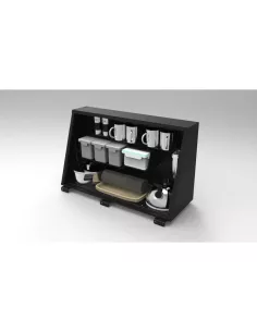 Ensemble de cuisine noir universel 750mm pour compartiments latéraux