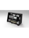 750mm Universal Black Kitchen Set für seitliche Fächer