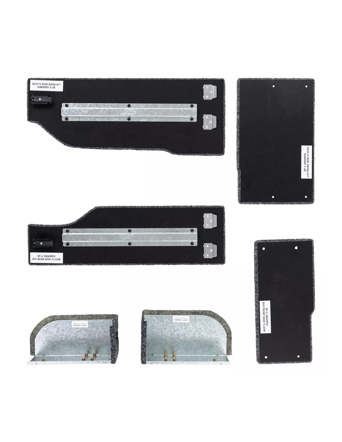 Habillages latéraux tiroirs ARB Land Cruiser HDJ100 avec double clim