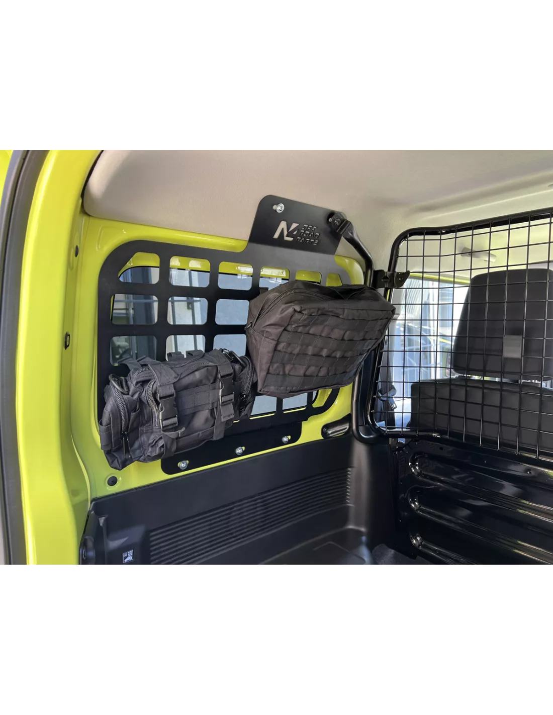 Kit supports accessoires MOLLE intérieur vitres arrière Suzuki Jimny