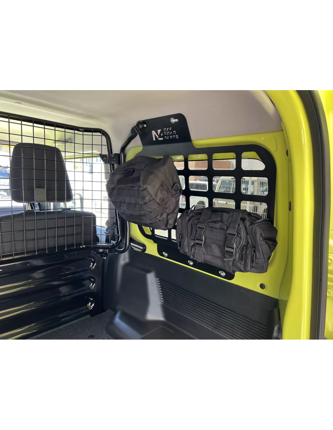 Kit supports accessoires MOLLE intérieur vitres arrière Suzuki Jimny