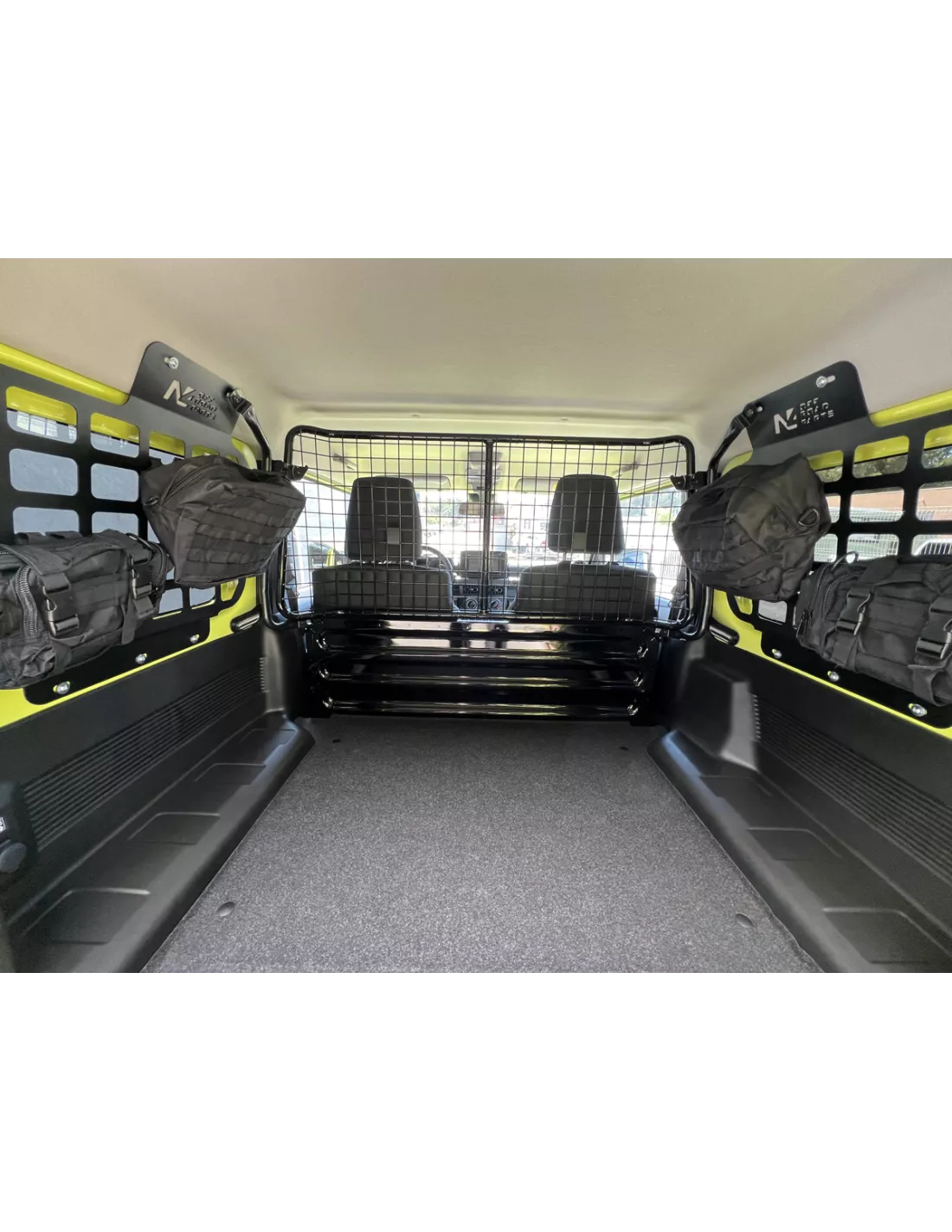 Kit supports accessoires MOLLE intérieur vitres arrière Suzuki Jimny