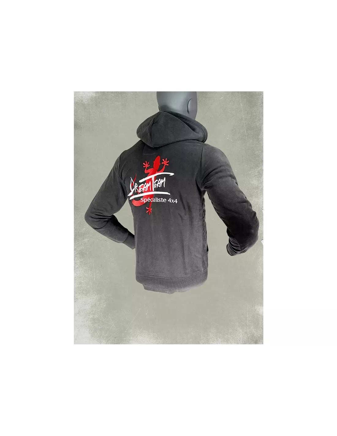 Sweatshirt vintage Dream Team Car gris foncé DTC PARTS - accessoire