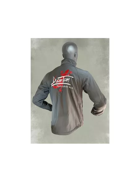 Veste softshell Dream Team Car gris titanium DTC PARTS - accessoire