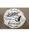 Cache couvre roue de secours blanc Ø82cm Dream Team Car DTC PARTS -