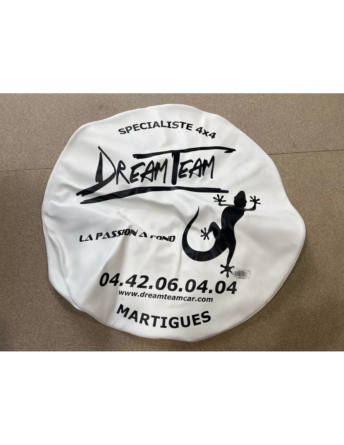 Cache couvre roue de secours blanc Ø82cm Dream Team Car DTC PARTS -