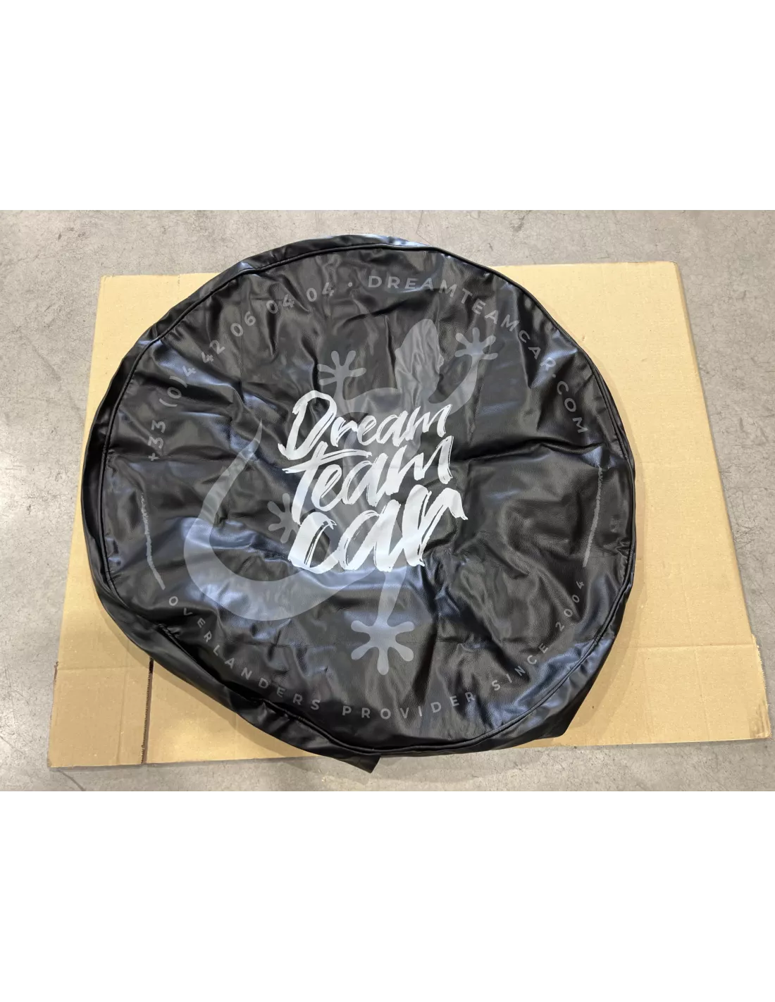 Cover Covers Black Wheel Logo Dream Team Auto Ø80 cm voor band