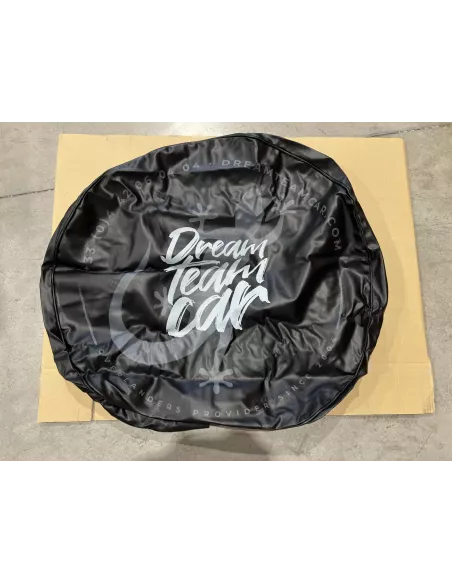 Cache couvre roue noir logo Dream Team Car Ø83 cm 285/70x17 DTC PARTS