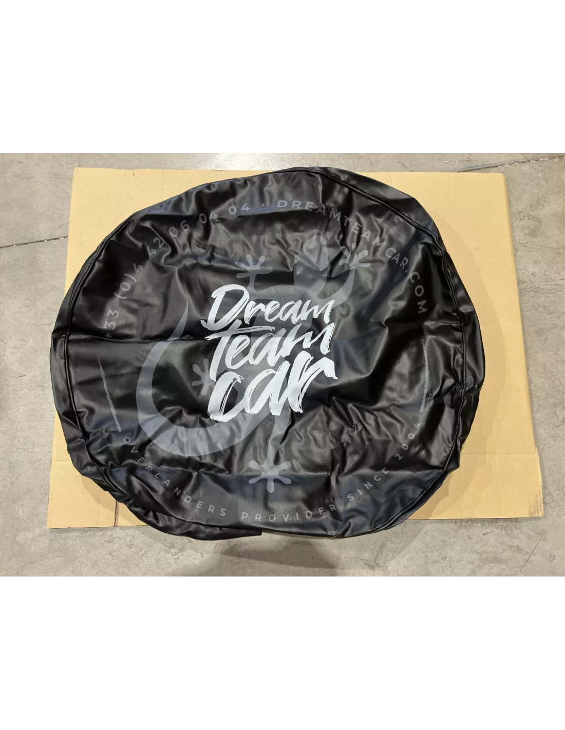 Cover Covers Black Wheel Logo Traumteam Auto Ø83 cm 285 / 70x17 DTC PARTS