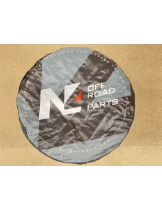Zwarte wieldop met N4 Offroad-logo, Ø 80 cm, voor banden van 265/70x17