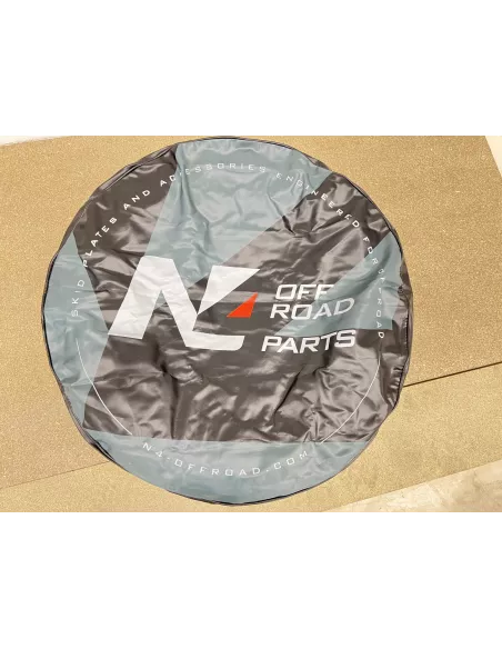 Cache couvre roue noir logo N4 Offroad Ø83 cm pour pneu en 285/70x17