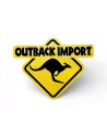 Beschilderung Metallplatte OUTBACK IMPORT OUTBACK IMPORT - Zubehör