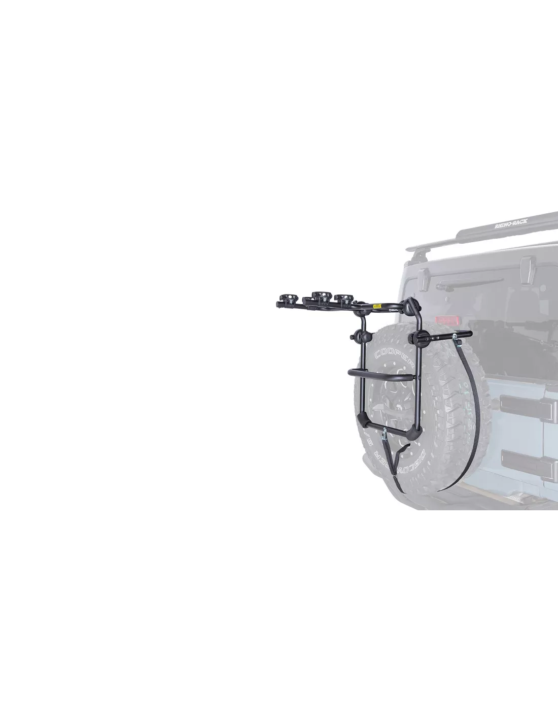 Porte vélos Rhino Rack - Fixation sur roue de secours (2 vélos) RHINO