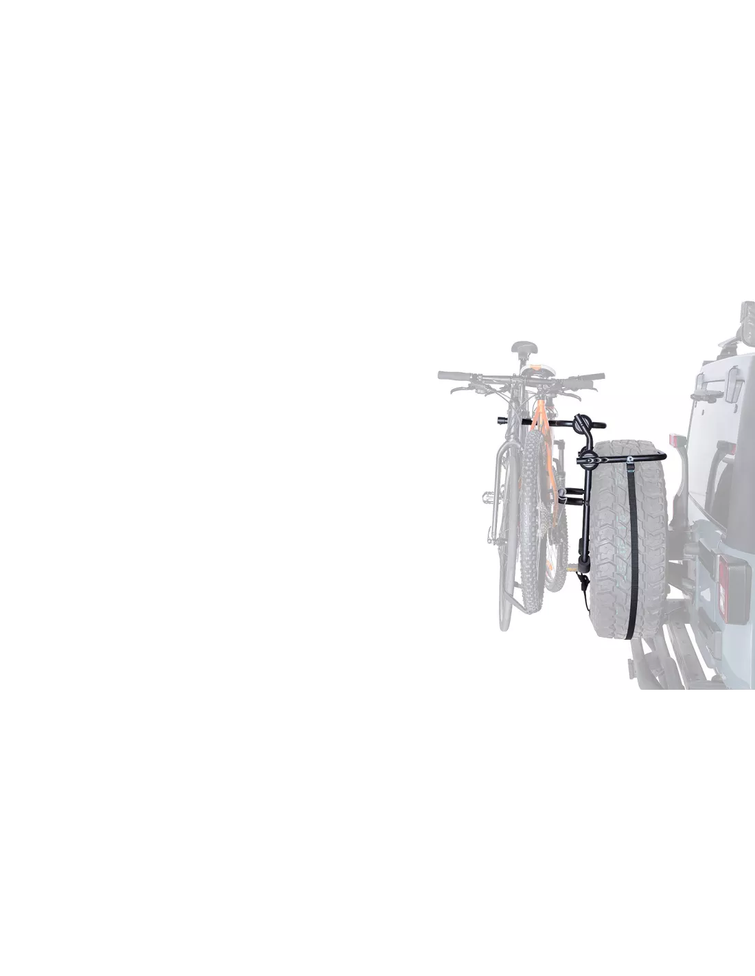 Rhino-Rack-Fahrradtür - Notradfixierung (2 Fahrräder) RHINO