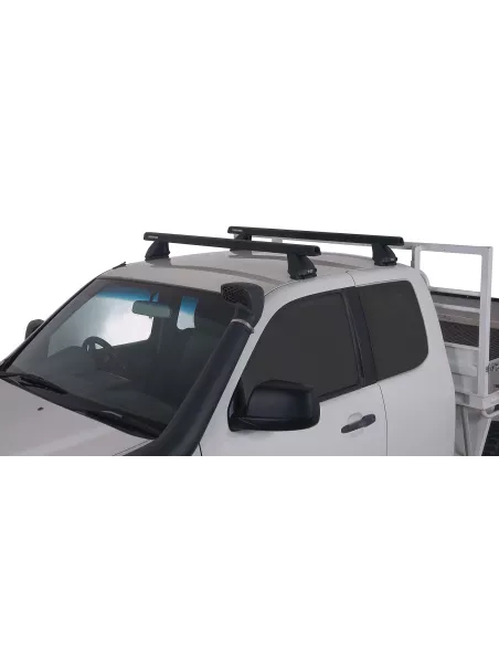 Kit 2 barres de toit Heavy Duty noire 1250mm série 2500 RHINO RACK -
