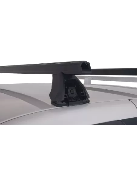 Kit 2 barres de toit Heavy Duty noire 1250mm série 2500 RHINO RACK -