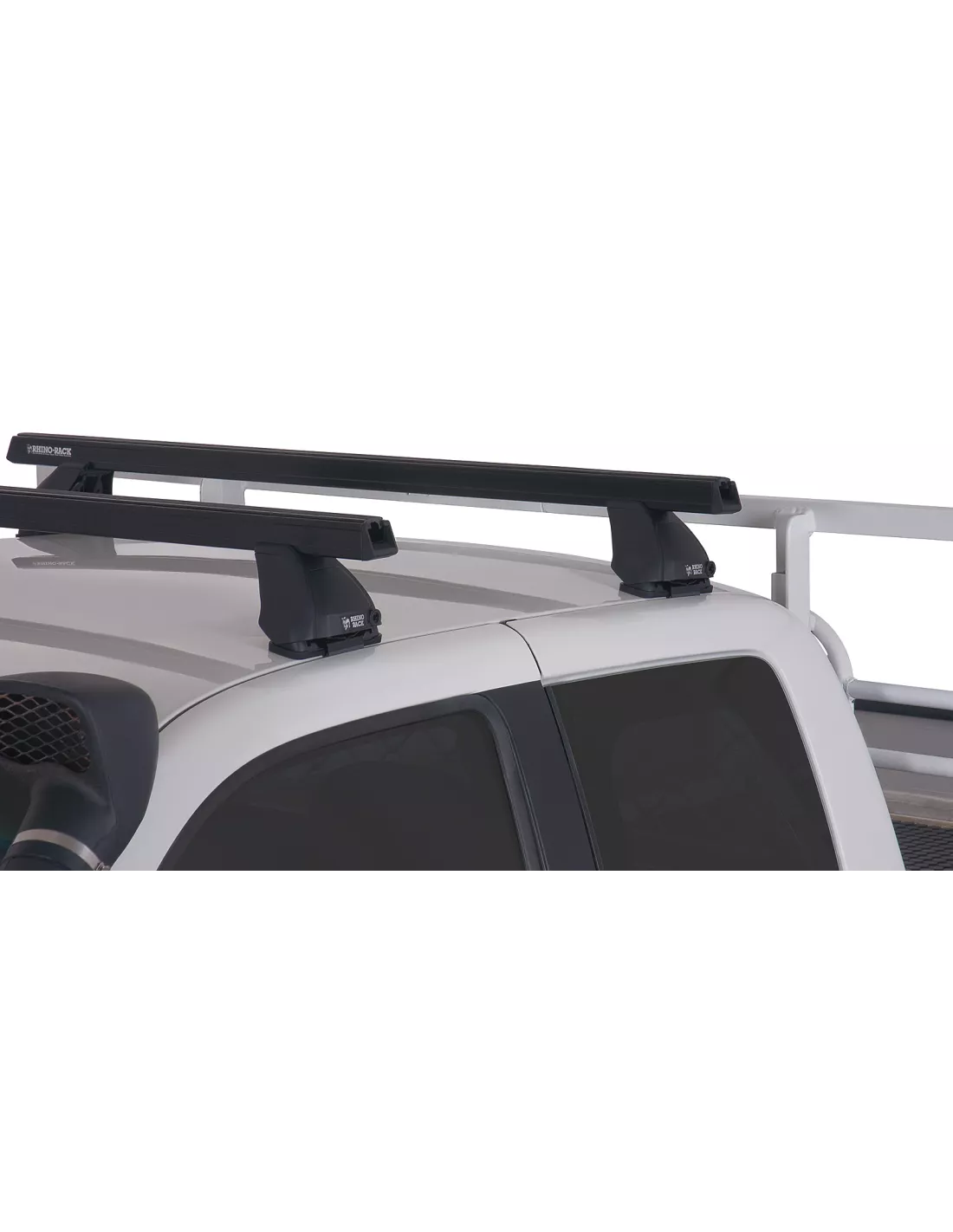 Kit 2 barres de toit Heavy Duty noire 1250mm série 2500 RHINO RACK -