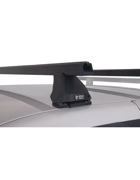 Kit 2 barres de toit Heavy Duty noire 1250mm série 2500 RHINO RACK -
