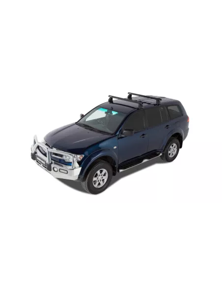 Kit 2 barres de toit Heavy Duty noire 1250mm série 2500 Mitsubishi