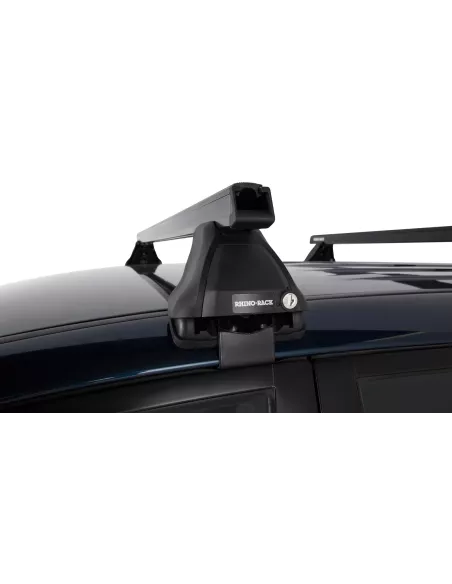 Kit 2 barres de toit Heavy Duty noire 1250mm série 2500 Mitsubishi