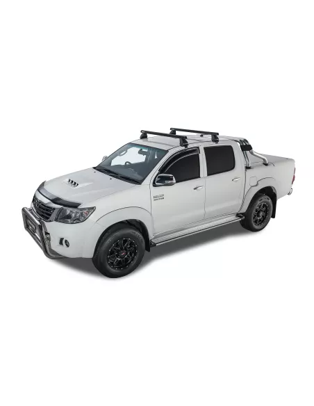 Kit 2 barres de toit Heavy Duty noire 1375mm série 2500 Toyota Hilux