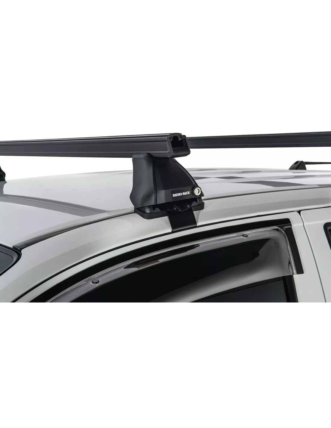 Kit 2 Hochleistungs-schwarze Dachstangen 1375mm Serie 2500 Toyota Hilux