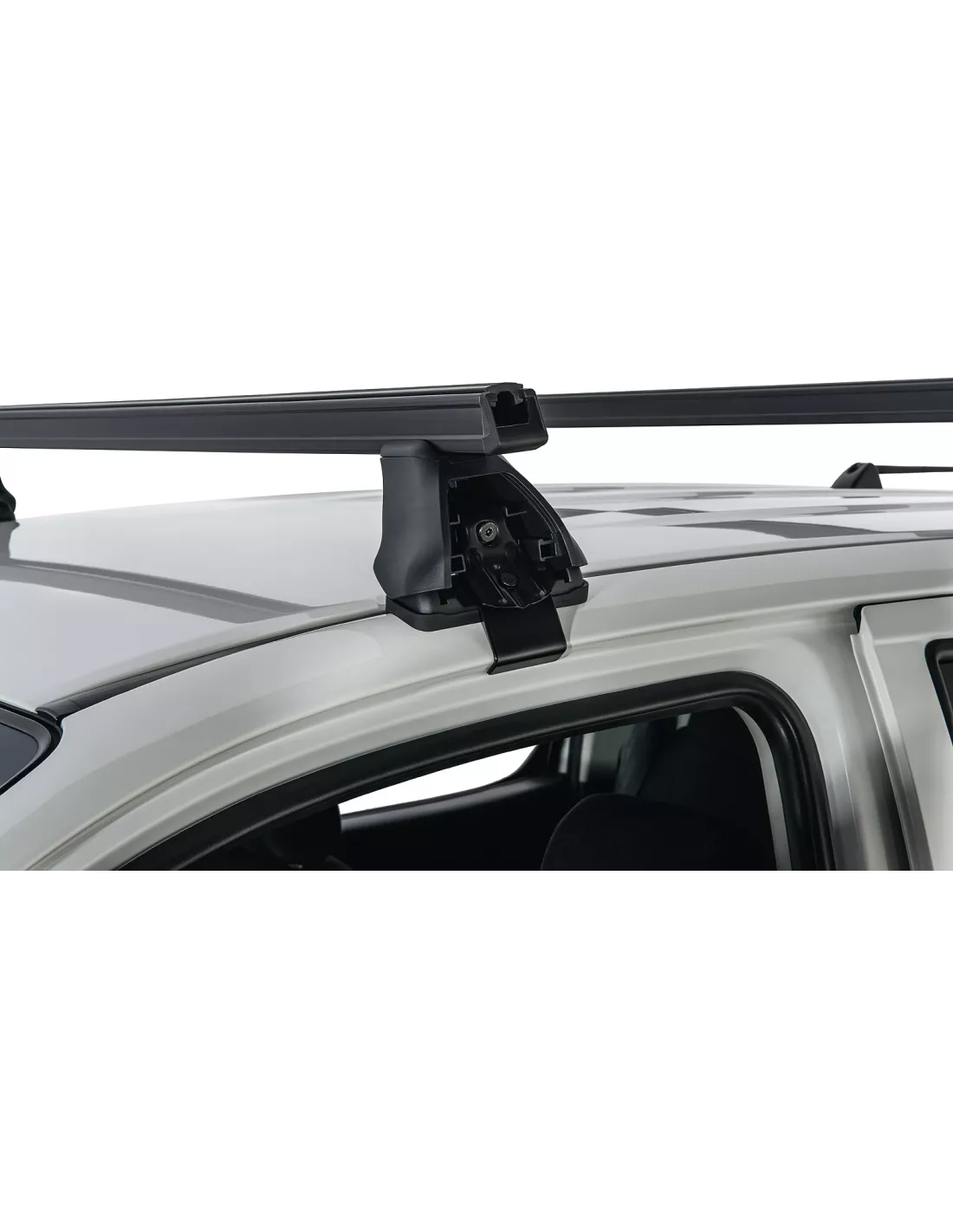 Kit 2 Hochleistungs-schwarze Dachstangen 1375mm Serie 2500 Toyota Hilux