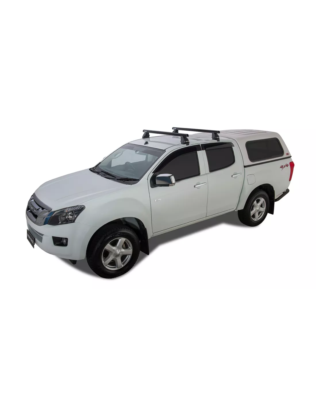 Kit 2 Black Dach Bars 1375mm Serie 2500 Isuzu D-Max